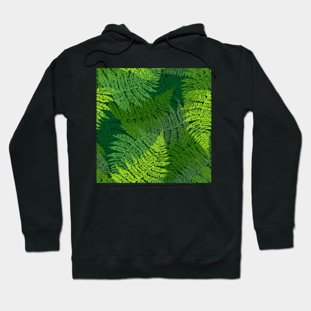 Fern Forest Hoodie by MarynArts